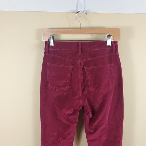 3x1 Red Velvet Higher Ground Mini Split Jeans Size 25 - Picture 7 of 11